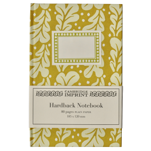 Hardback Notebook covered in Quercus paper by Cambridge Imprint