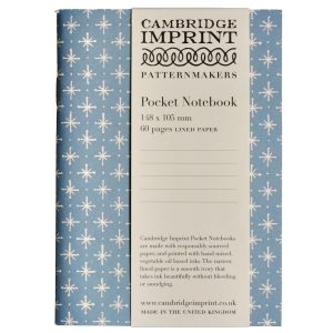Pocket Notebook Little Stars Faded Denim