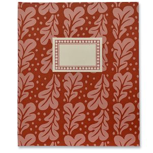 Large Quercus Pomegranate Hardback Notebook covered in Quercus paper by Cambridge Imprint