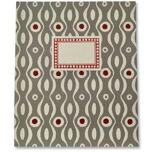 Large Persephone Grey Hardback Notebook covered in Persephone paper by Cambridge Imprint