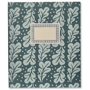 Large Quercus Duck Egg Hardback Notebook covered in Quercus paper by Cambridge Imprint