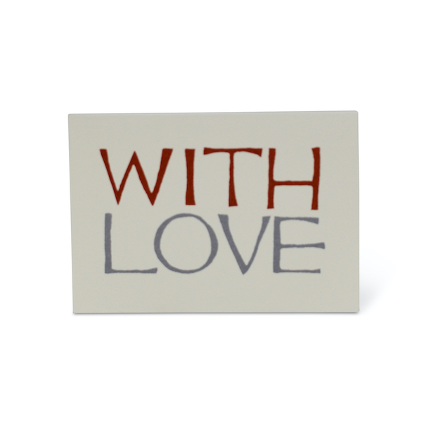 With Love Card, Cambridge Imprint for Kettle's Yard