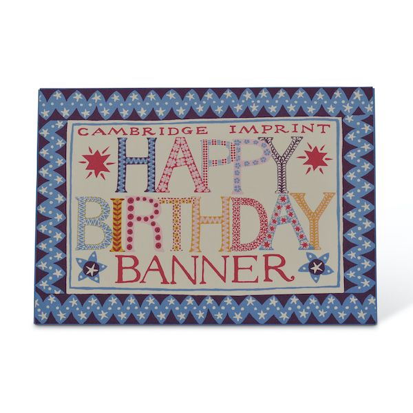 Happy Birthday Banner by Cambridge Imprint