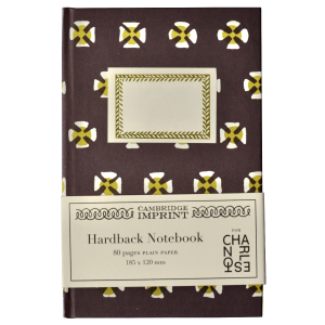 Patterned Hardback Notebook in Charleston Cross