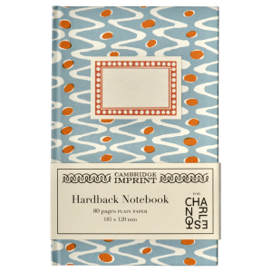 Patterned Hardback Notebook in Charleston Ripple