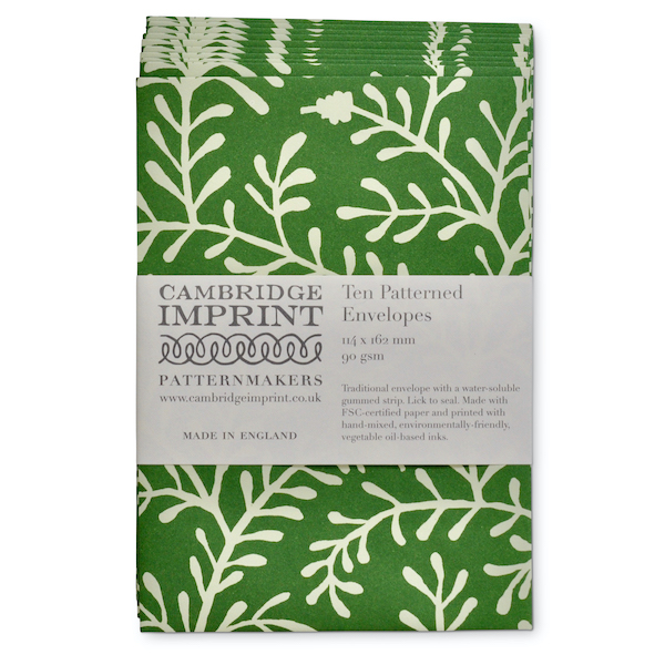 Cambridge Imprint Patterned Envelopes