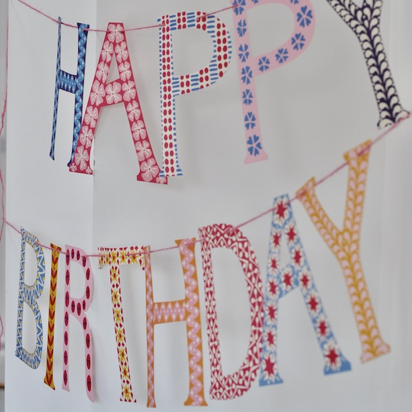 Birthday Banner Cambridge Imprint