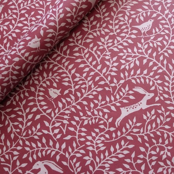 Dancing Hare Berry Patterned Paper by Cambridge Imprint