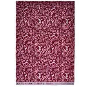 Dancing Hare Berry Patterned Paper by Cambridge Imprint
