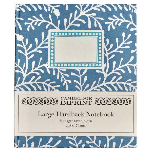 Sprig Large Hardback Notebook with Lined Paper