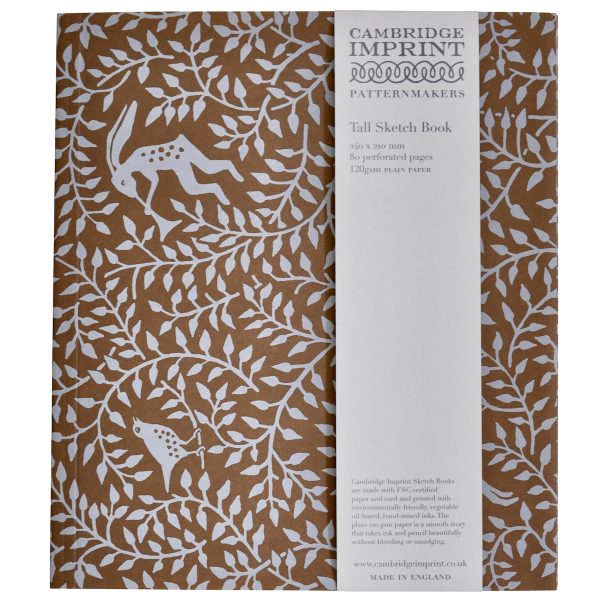 Tall Patterned Softback Sketchbook by Cambridge Imprint