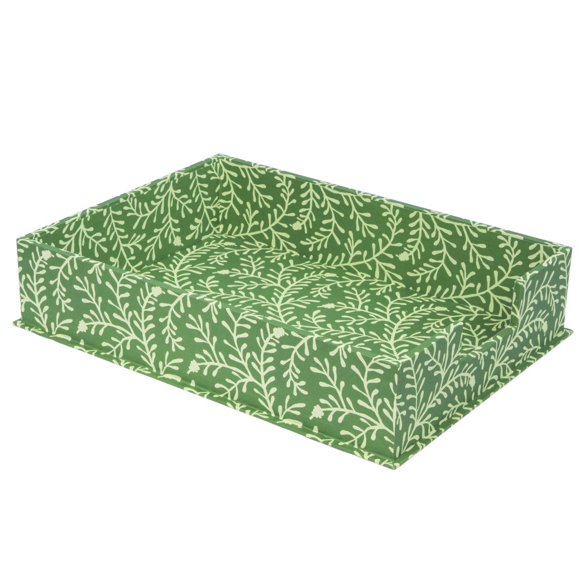 A4 Letter Tray Sprig Pea Green Cambridge Imprint