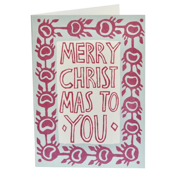 Cambridge Imprint Christmas Seed Pods card