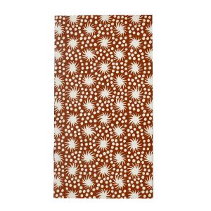 Very Slim List Book with patterned cover in Animalcules Cocoa