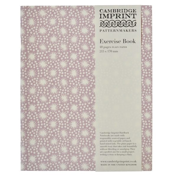 Cambridge Imprint Exercise Book in Animalcules Cupboard Pink