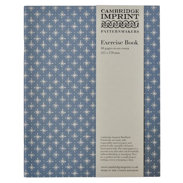 Cambridge Imprint Exercise Book in Little Stars Faded Denim