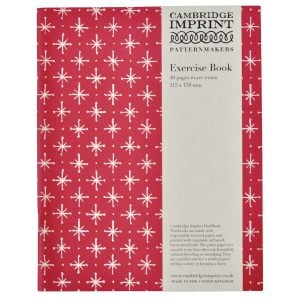 Exercise Book Large Stars Magenta