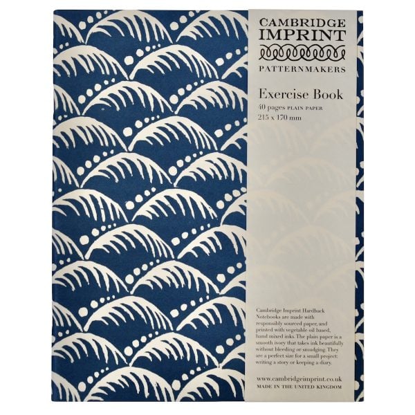 Cambridge Imprint Exercise Book in Wave Indigo
