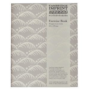 Exercise Book Wave Pearl Grey