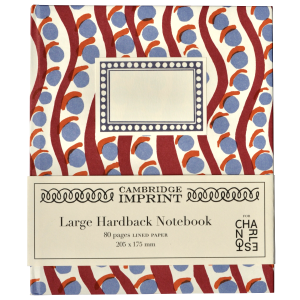 Cambridge Imprint Large Hardback Notebook covered in Charleston Scumble paper