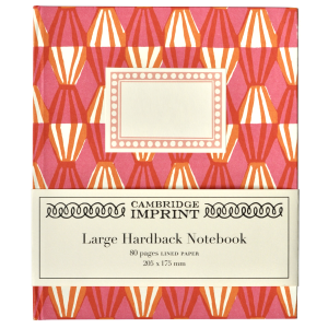 Large Hardback Notebook in Threadwork patterned paper