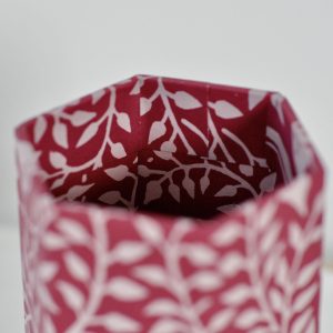 Cambridge Imprint Patterned Paper-covered Pencil Pot