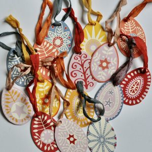 Patterned Egg Decorations by Cambridge Imprint