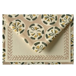 Patterned Envelope and matching card by Cambridge Imprint