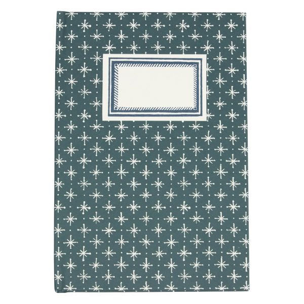 Cambridge Imprint Hardback Notebook Little Stars Petrol Blue