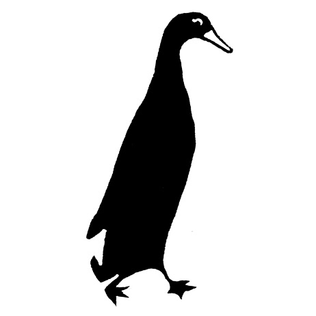 Marching Duck printing block
