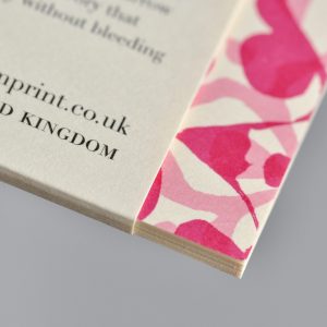 detail of Dappled Pocket Notebook by Cambridge Imprint
