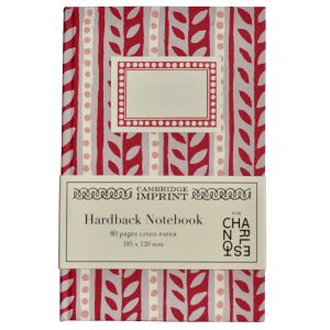 Lined Hardback Notebook covered in Charleston Border paper by Cambridge Imprint