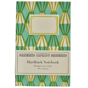 Lined Hardback Notebook covered in Threadwork Green paper by Cambridge Imprint