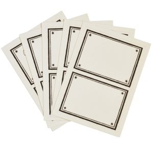 Cambridge Imprint Address Labels in Blue-Black
