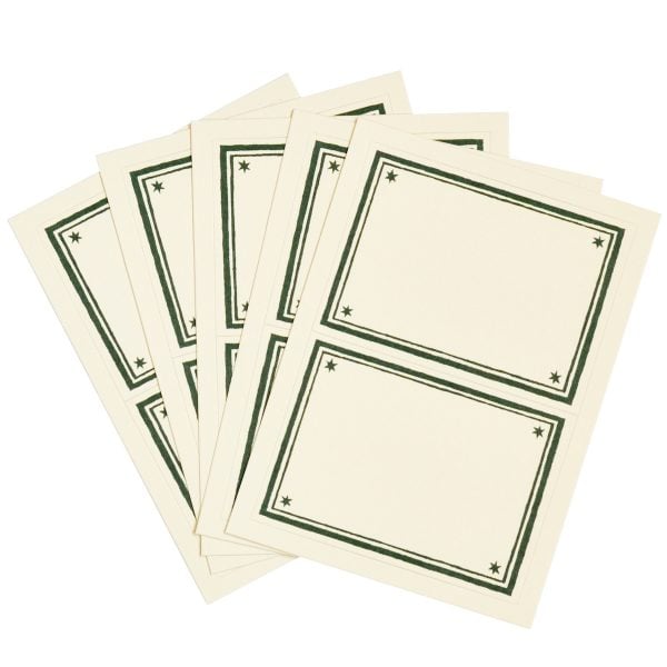 dCambridge Imprint Address Labels in Petrol