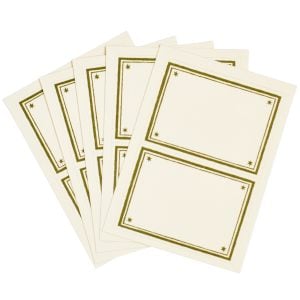 Cambridge Imprint Address Labels in Sage Green