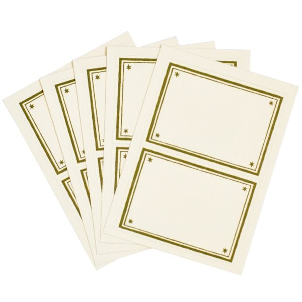 Cambridge Imprint Address Labels in Sage Green