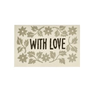 Pack of Leaves and Stars Gift Cards Black And Grey