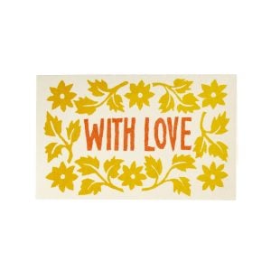 Pack of Leaves and Stars Gift Cards Red And Yellow