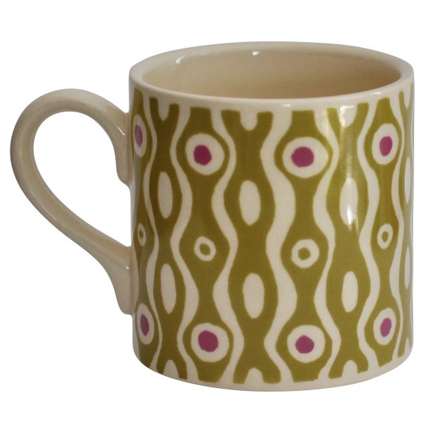 Cambridge Imprint Patterned Creamware Mug
