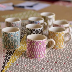 Persephone mugs by Cambridge Imprint