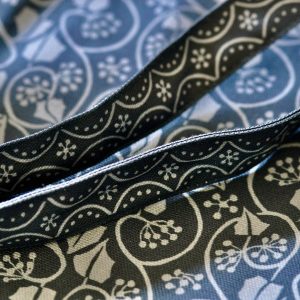 Cambridge Imprint Patterned Cotton Book Bag