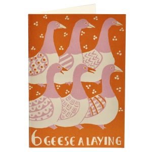 Pack of Ten Cards Six Geese A-Laying