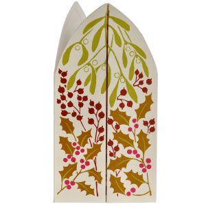 Extra-special Winter Trees triptych card by Cambridge Imprint