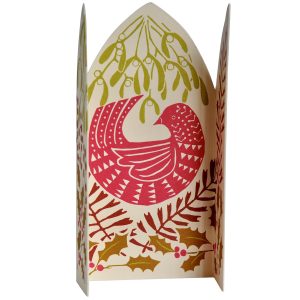 Extra-special Winter Trees triptych card by Cambridge Imprint