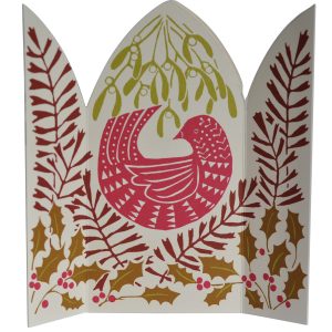 Extra Special Triptych Card Hidden Winter Bird