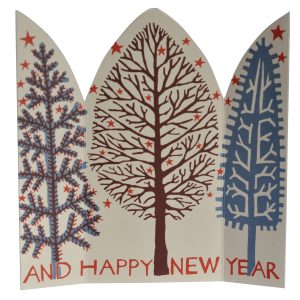 Extra Special Triptych Card Winter Trees