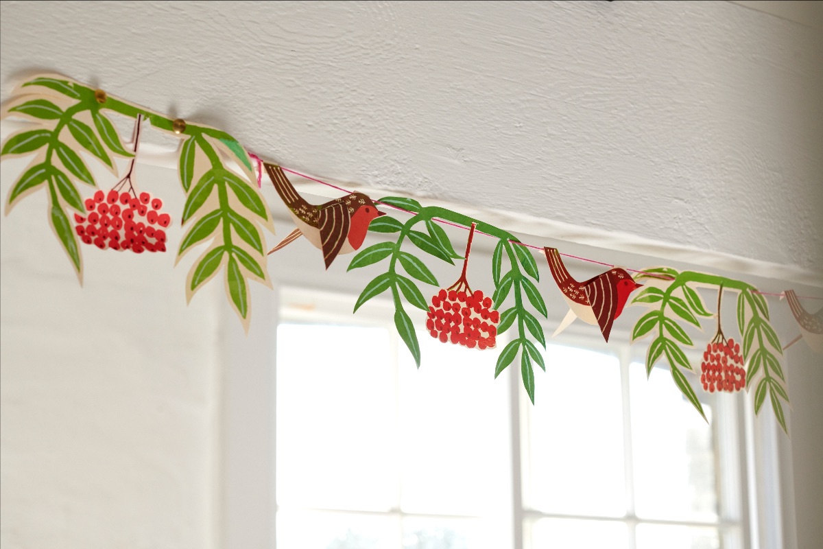 Garland of Robins and Rowan by Cambridge Imprint