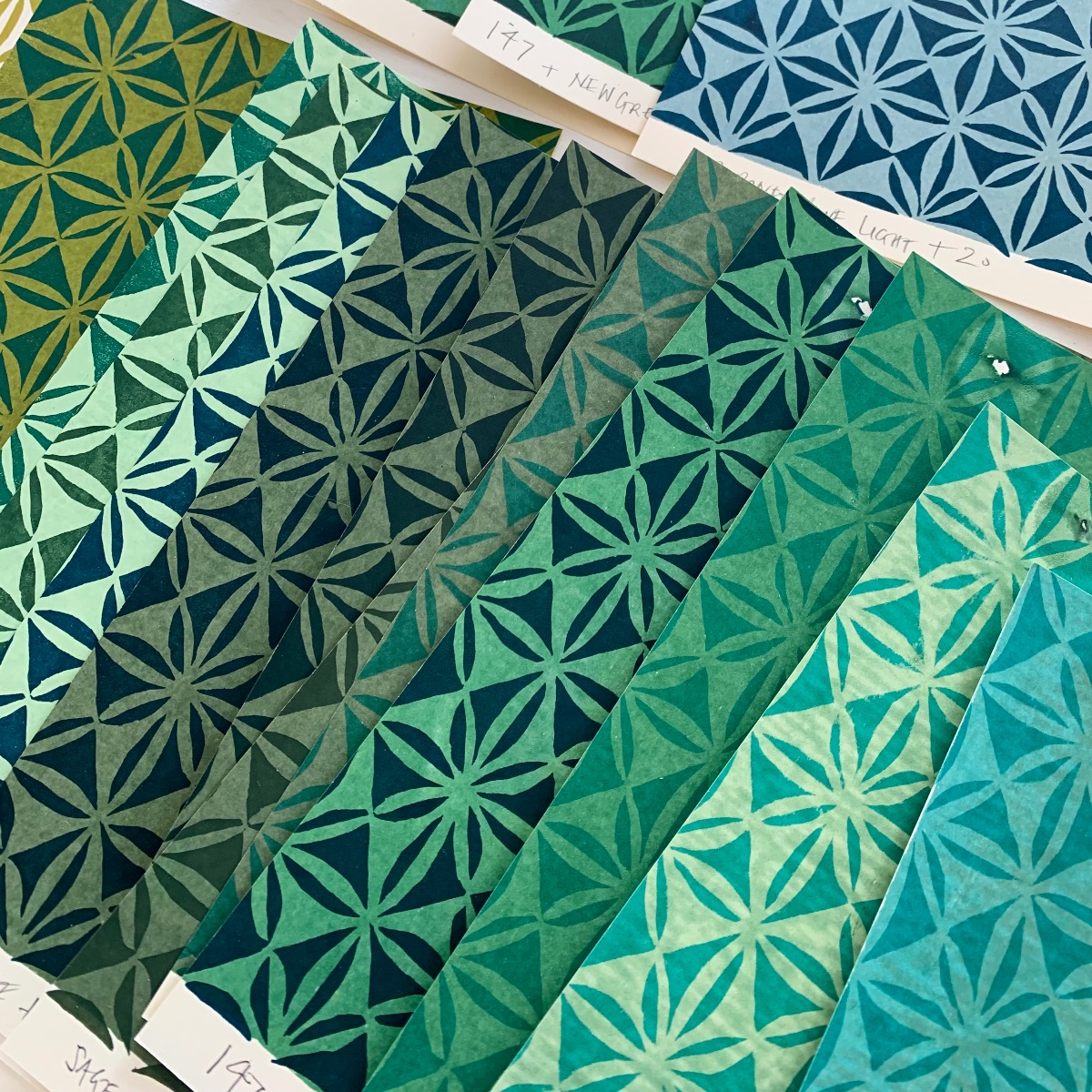 Colour swatches by Cambridge Imprint