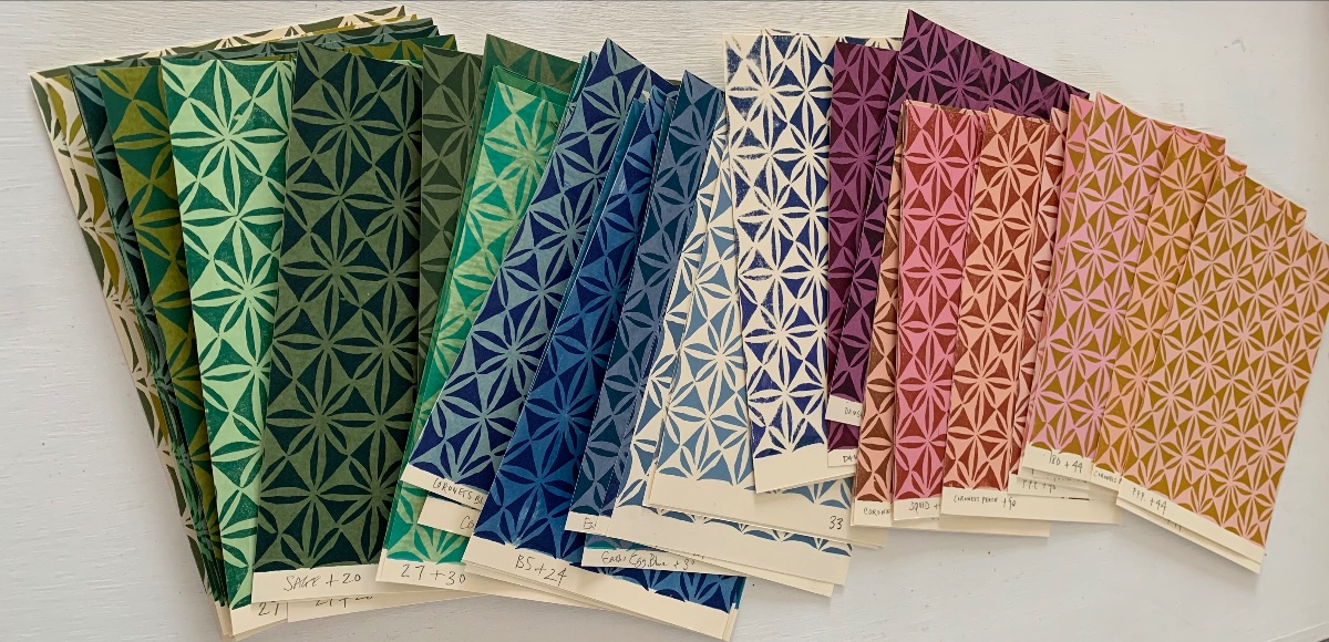 Colour swatches by Cambridge Imprint